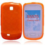Silicone circle cover galaxy mini (Orange)